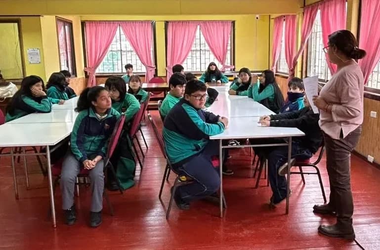 Comunidad escolar de Garden College, La Unión — Región de Los Ríos
