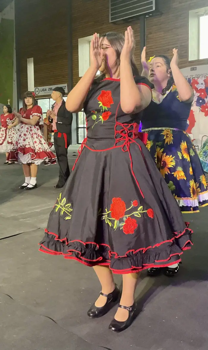Cueca vestido bordado
